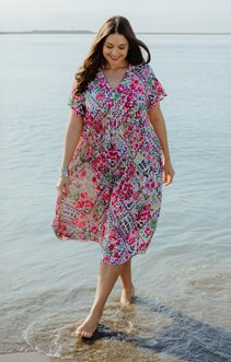 Robe longue imprimé floral