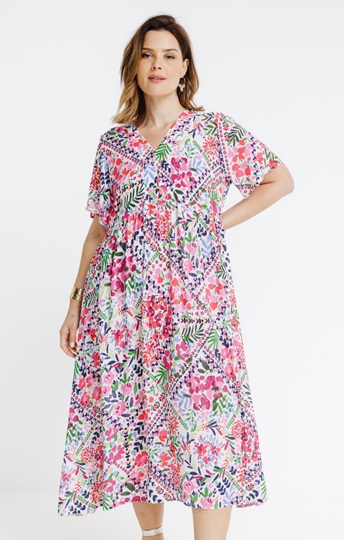 Robe longue imprimé floral