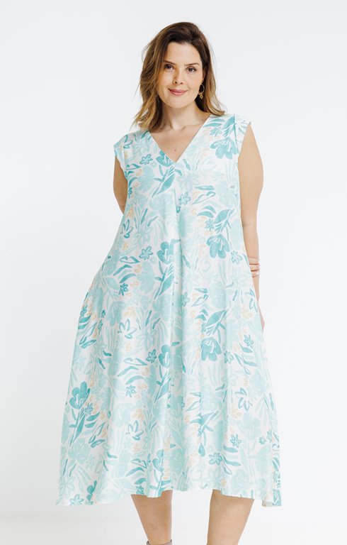 Robe longue imprimé