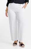Pantalon large blanc