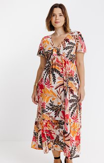 Robe longue imprimée